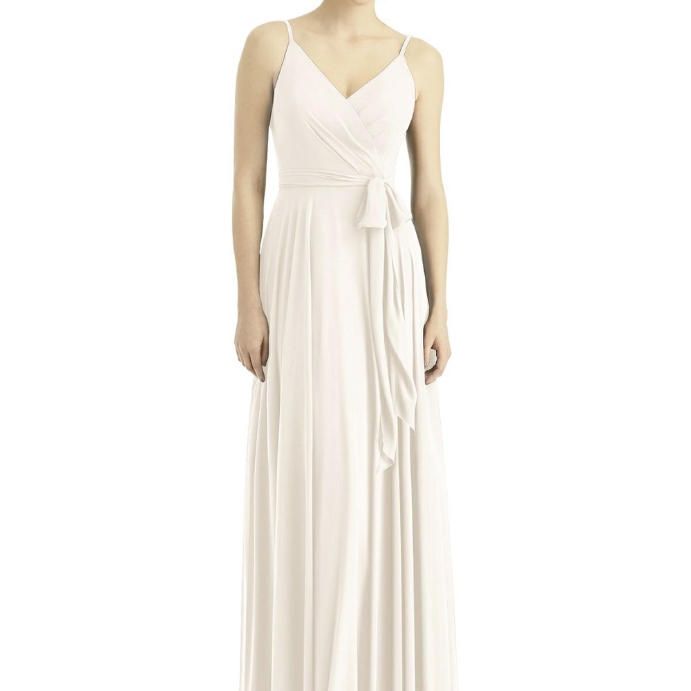 Dessy Bridesmaid Dress: After Six Style 1511 Ivory